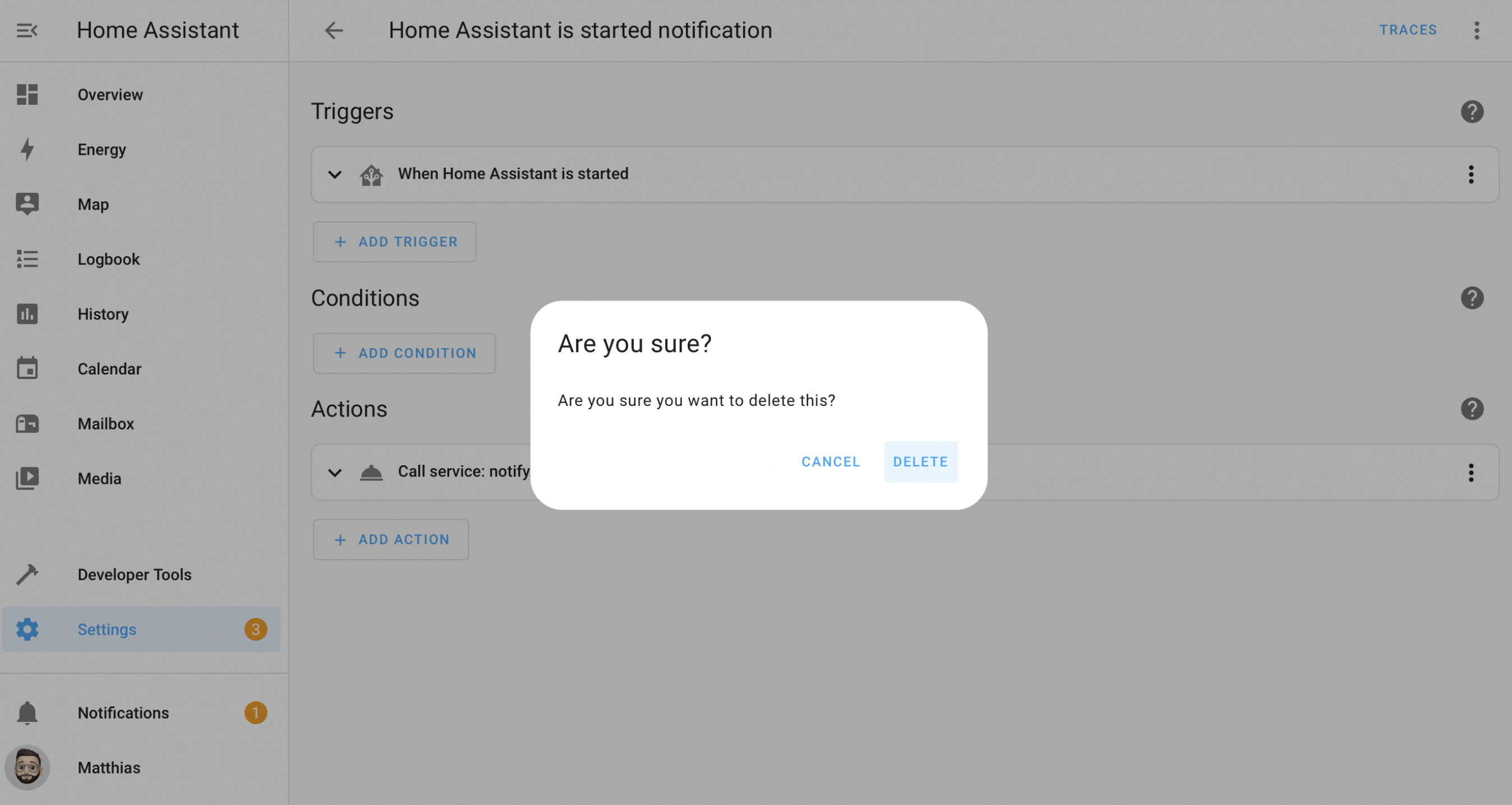 Update Delete automation trigger/condition/action dialog · Issue #13808 ...