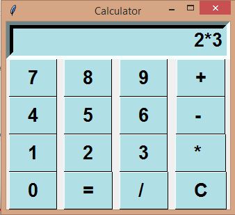 GitHub - darshank26/tkinter-calc: Simple Calculator using Tkinter