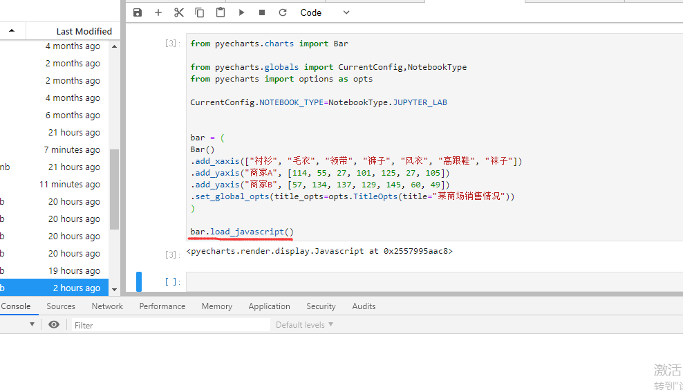 jupyter lab 0.35.4 下 render_notebook()无法显示echarts结果图 ，但可以render ...