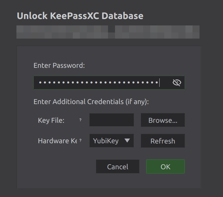 Remove "Select hardware key..." and select first Yubikey by default by