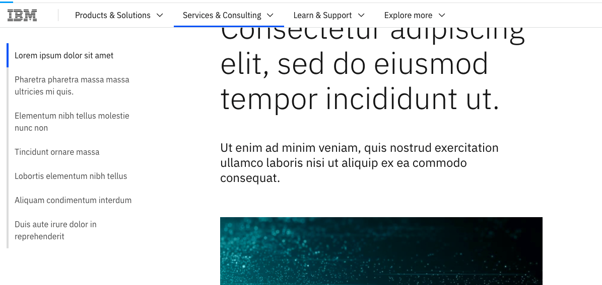 React & Web component - Table of contents - On scrolling, TOC side bar ...