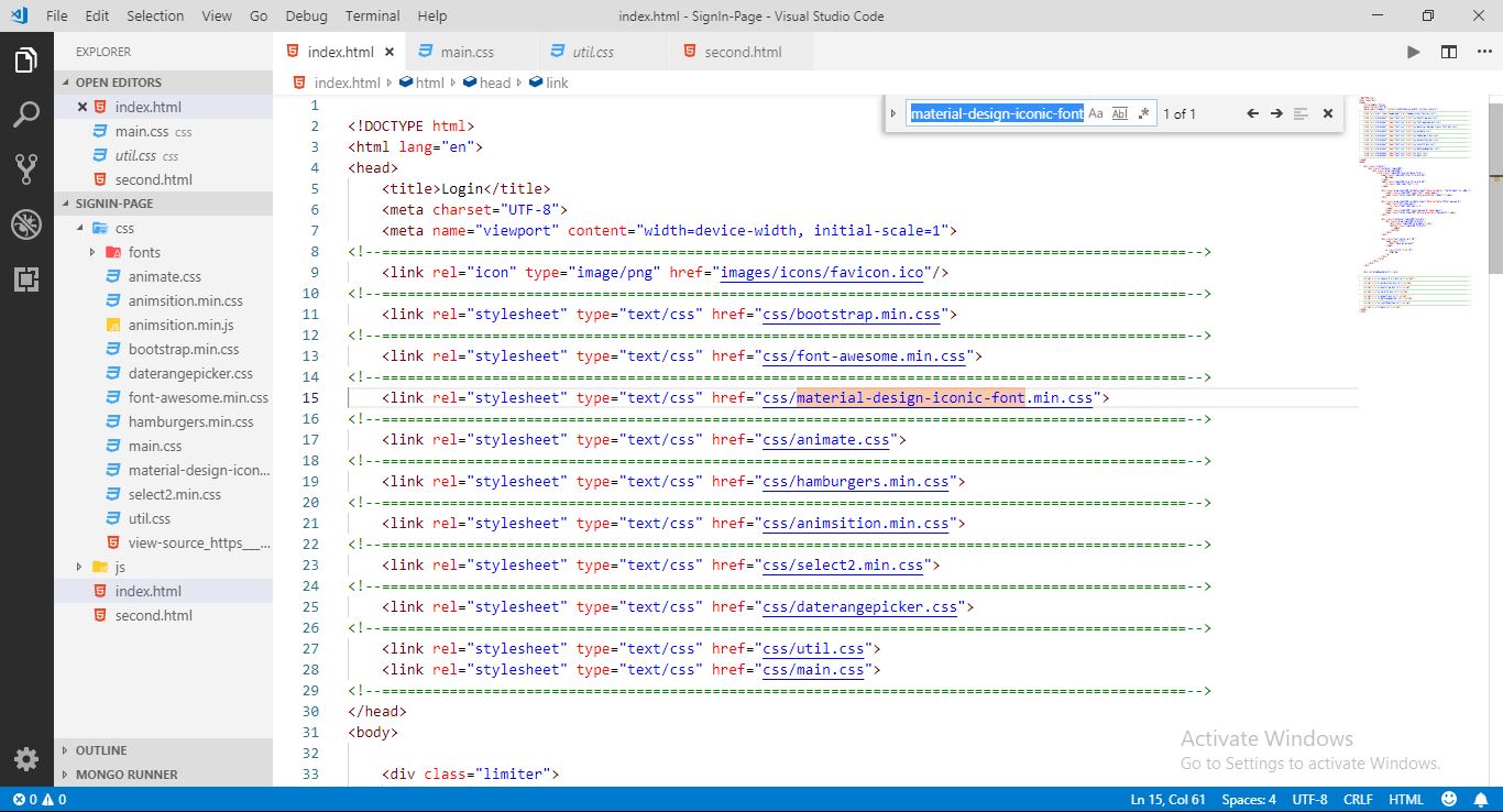 Search Window Layout Error · Issue #66103 · microsoft/vscode · GitHub