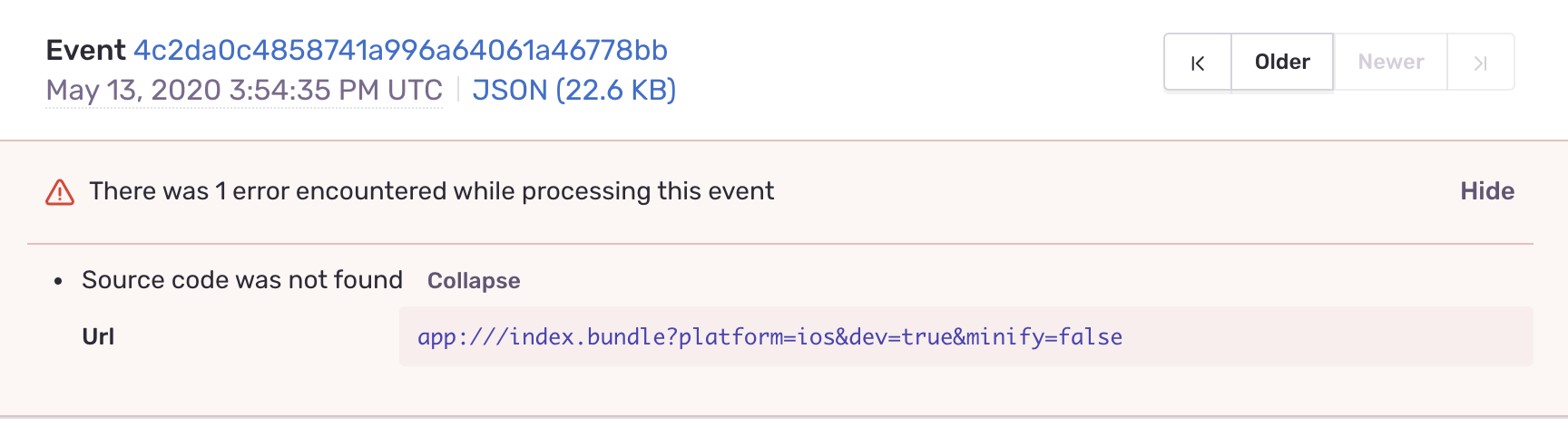 Source code was not Uploaded, · Issue #850 · getsentry/sentry-react ...