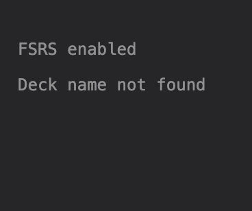 [QUESTION] Deck name not found · Issue #164 · open-spaced-repetition ...