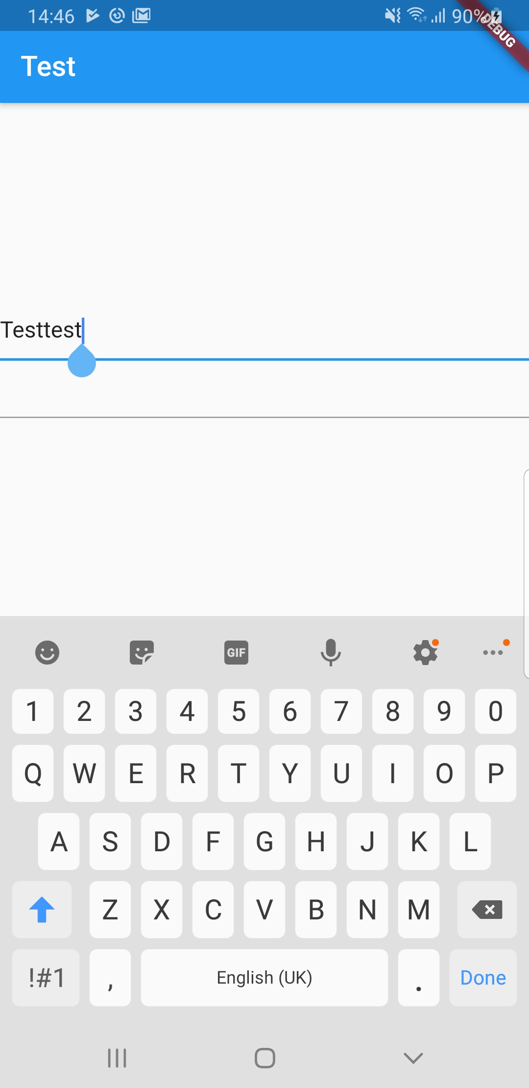 TextCapitalization words falls back to capitals when resetting the ...