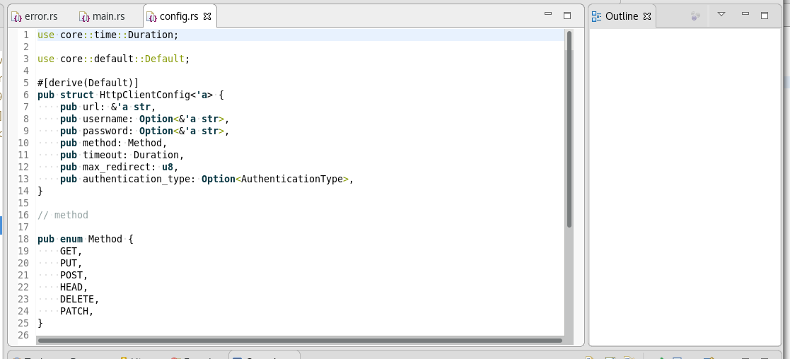 Empty "Outline" view · Issue #260 · eclipse-corrosion/corrosion · GitHub