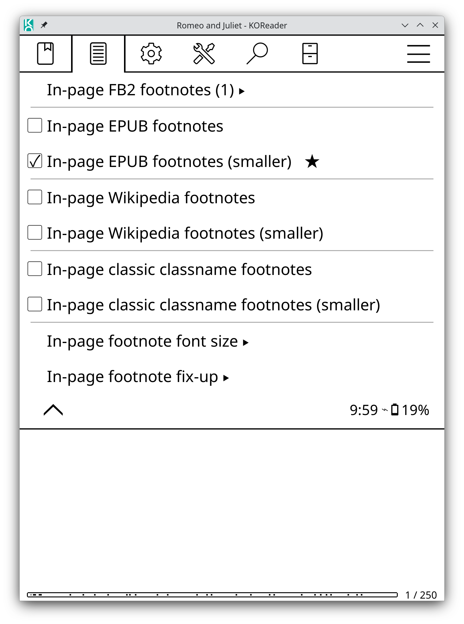 FR: "Show endnotes as footnotes." · Issue #9780 · koreader/koreader ...