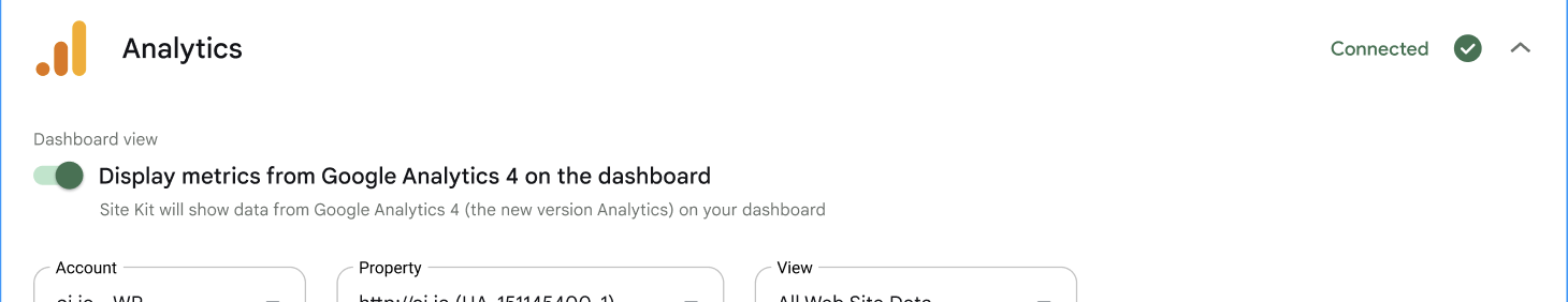 Add `dashboardView` toggle in Analytics settings · Issue #6547 · google ...