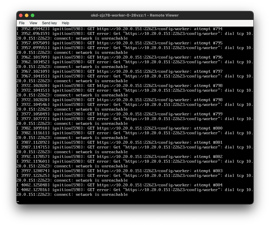 Cannot create a new 4.7.00.okd20210822163618 cluster with oVirt