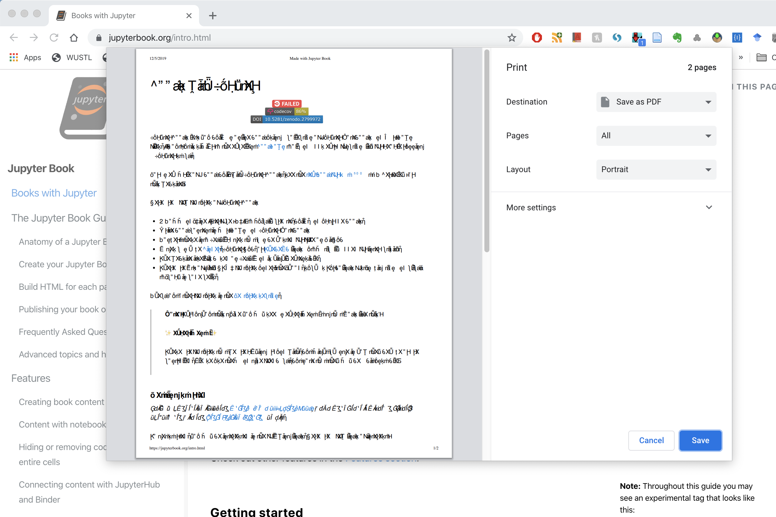 Encoding problem when saving to PDF with Chrome · Issue 447