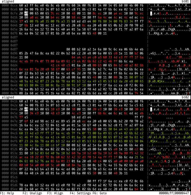 Add alignment algorithms for binary diffing in `rz-diff` · Issue #1257 ...