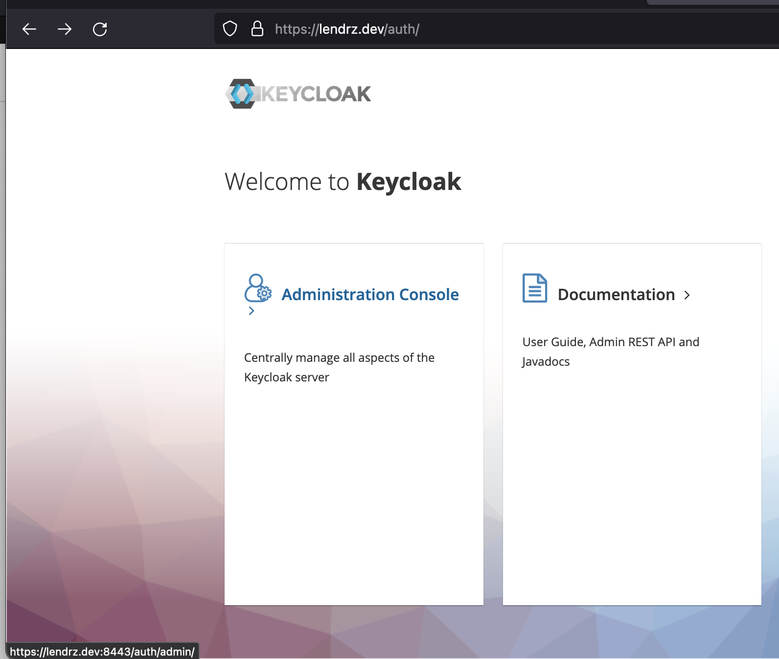 keycloak 17 behind nginx reverse proxy redirects admin console to port