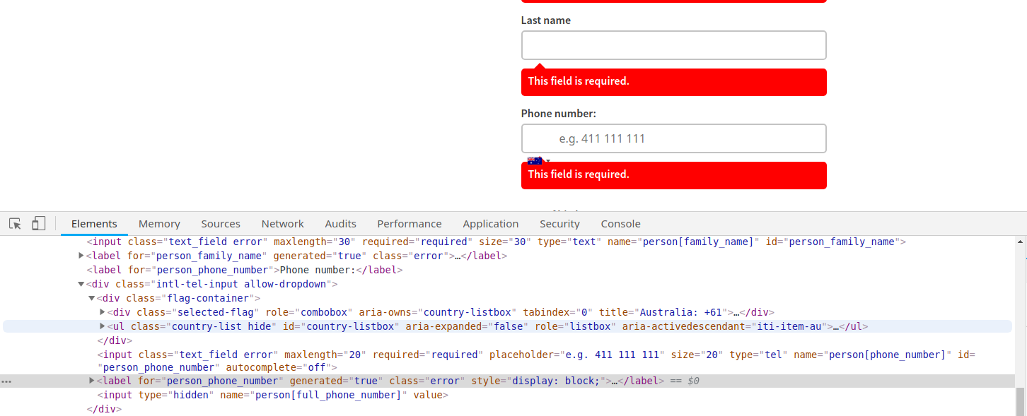 It doesn't include the code of a country in a phone number · Issue #779 ...