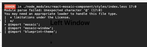 Enabling LESS loader doesn't seem to work · Issue #2781 · react ...