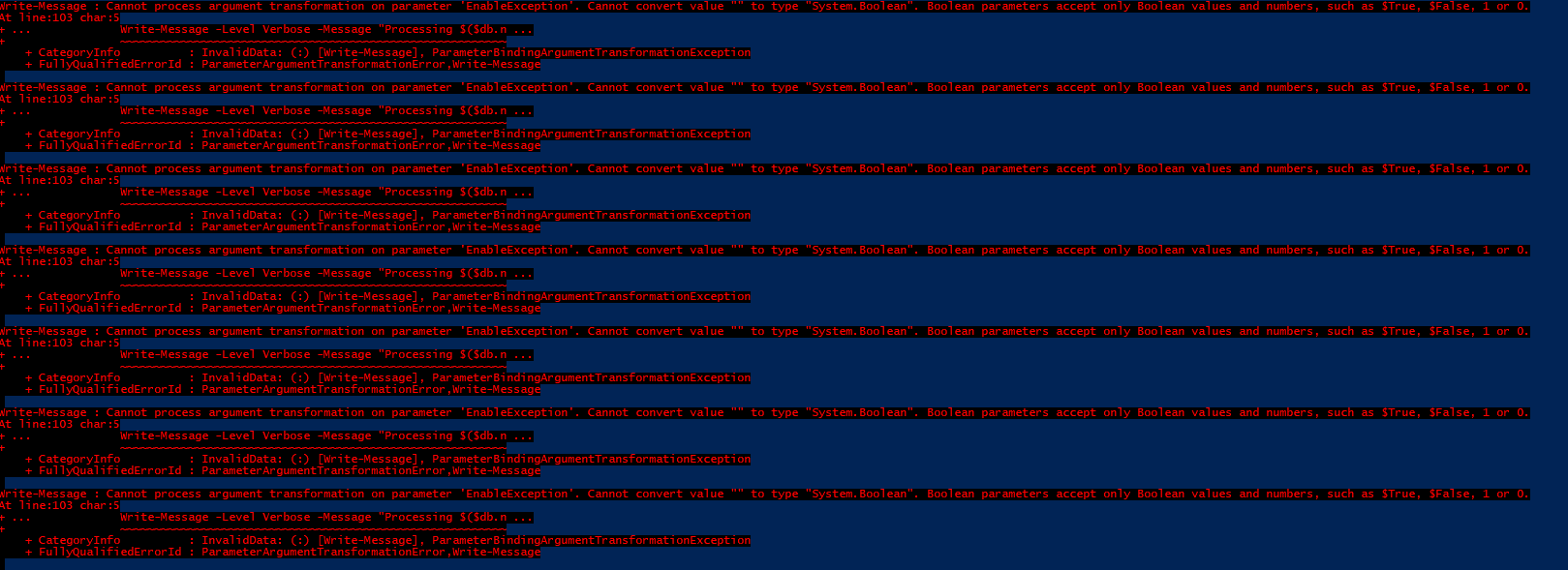 Bug: Test-DbaDatabaseCollation · Issue #2669 · dataplat/dbatools · GitHub