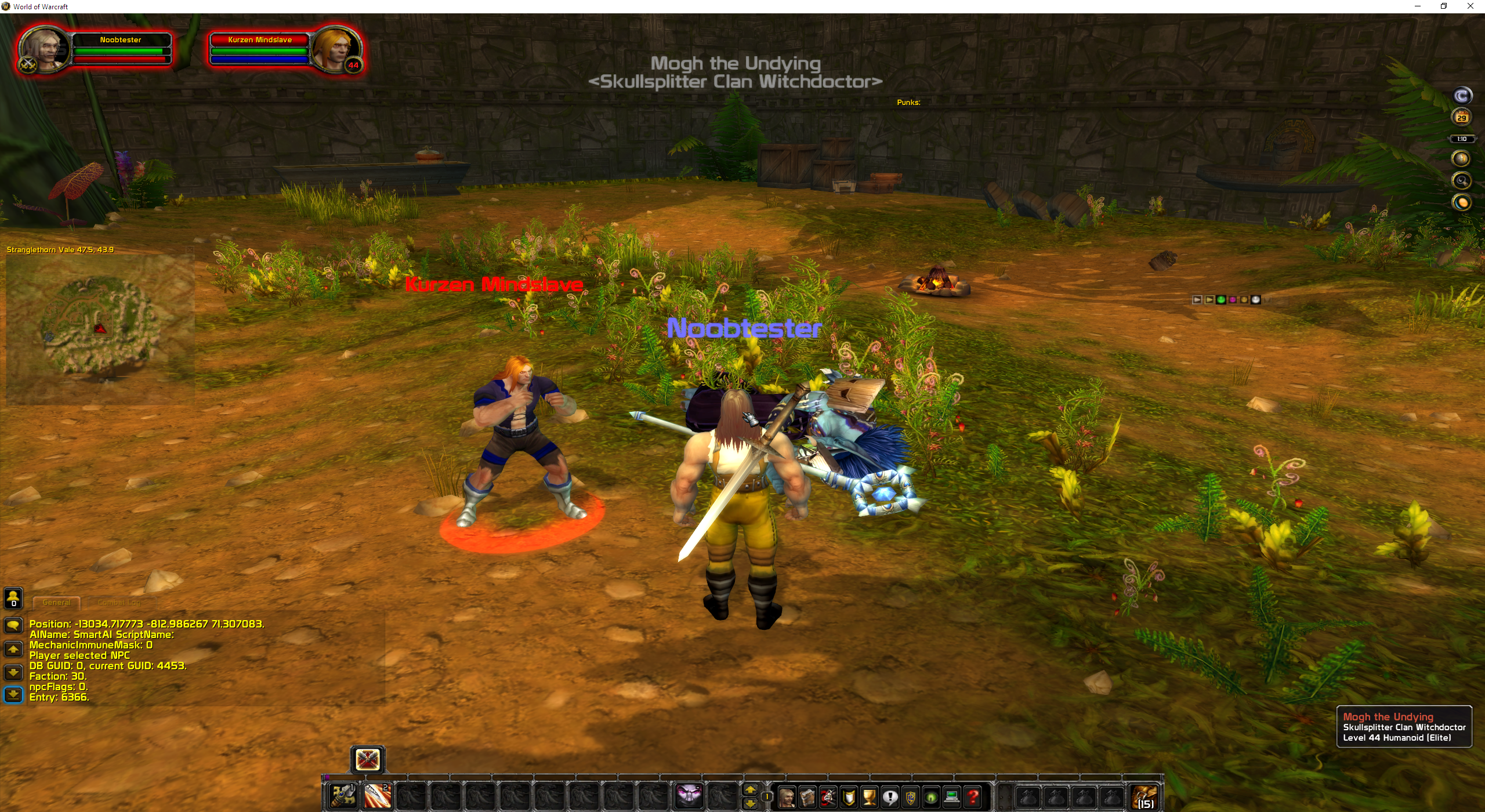 Kurzen Mindslave respawns before his master Mogh The Undying spawns