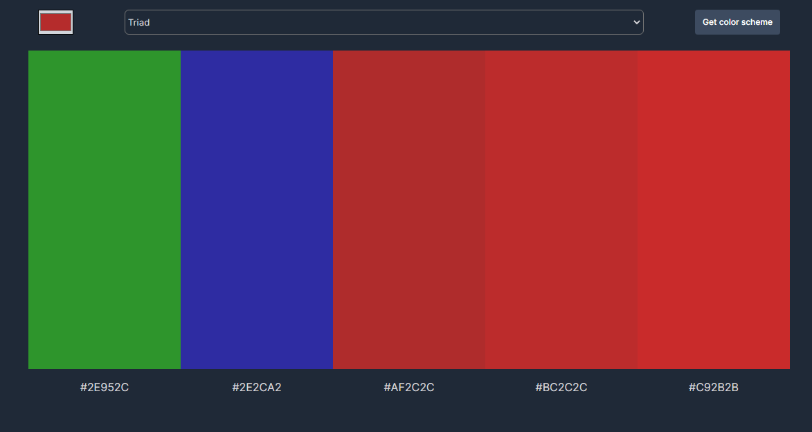 GitHub ramazanusen/ColorSchemeGenerator
