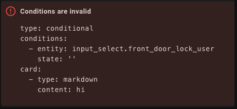 Conditional card cannot use `''` in `state` or `state_not` · Issue ...