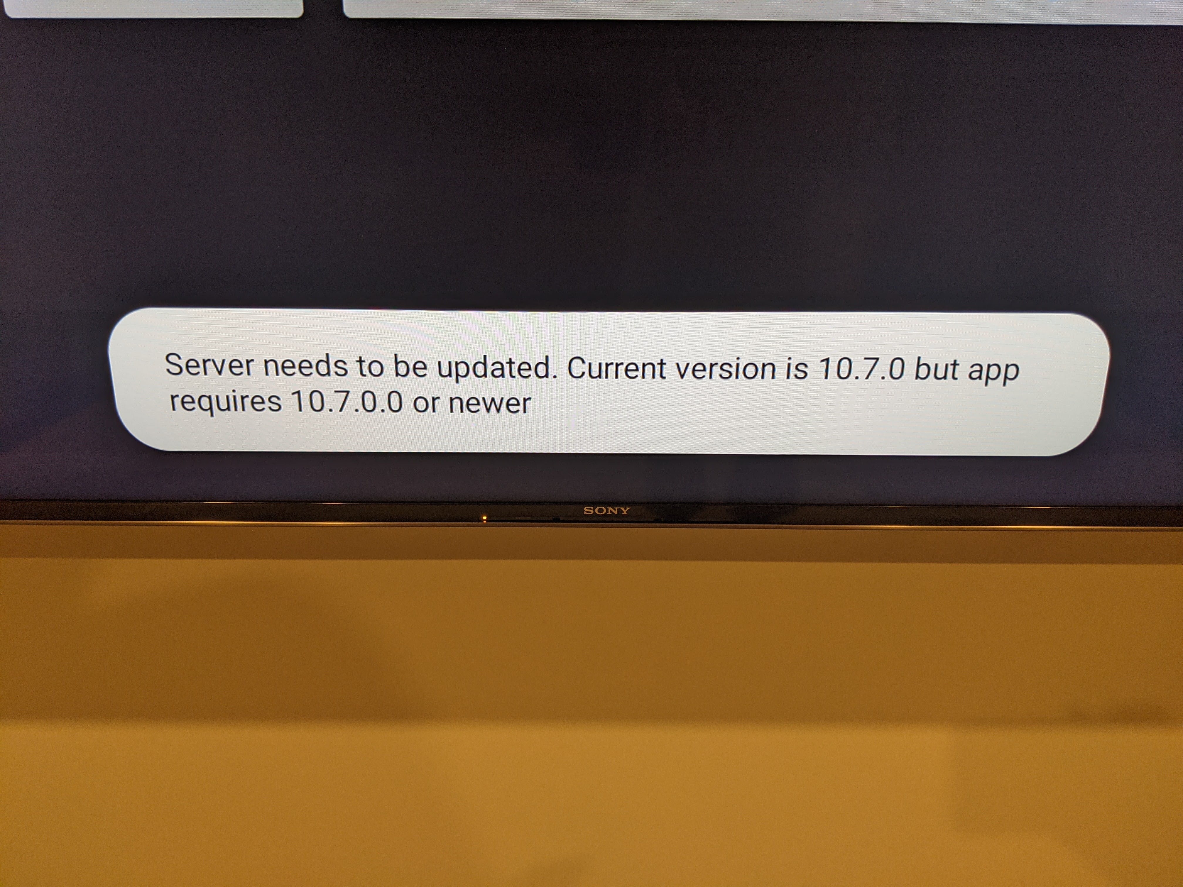 Version check does not seem to work properly · Issue 1162 · jellyfin