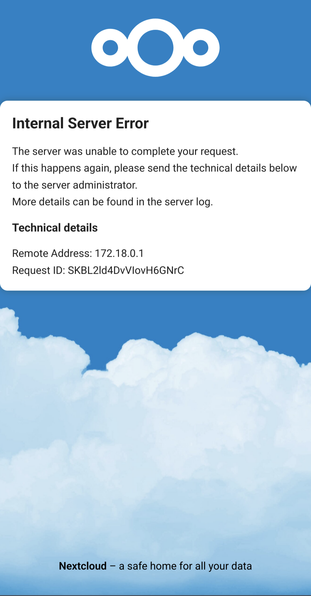 [Nextcloud] Snappymail throws an error and does not open · Issue #669 ...