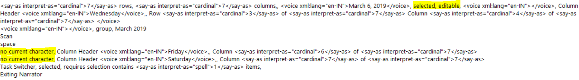 Narrator announcing incorrect info for Calendar dates · Issue #8415 ...