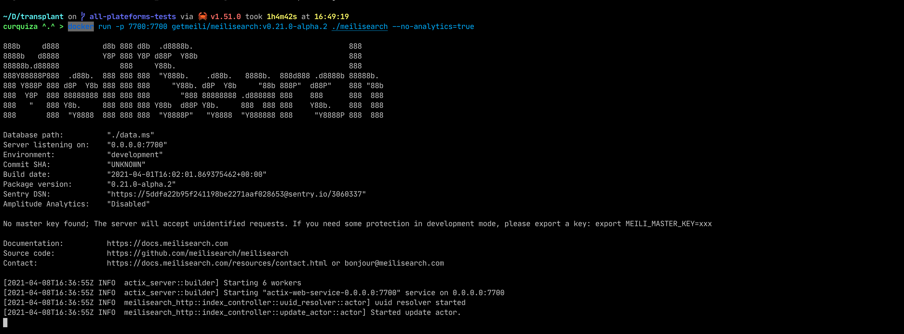 Commit SHA and commit date still wrong · Issue #137 · meilisearch ...
