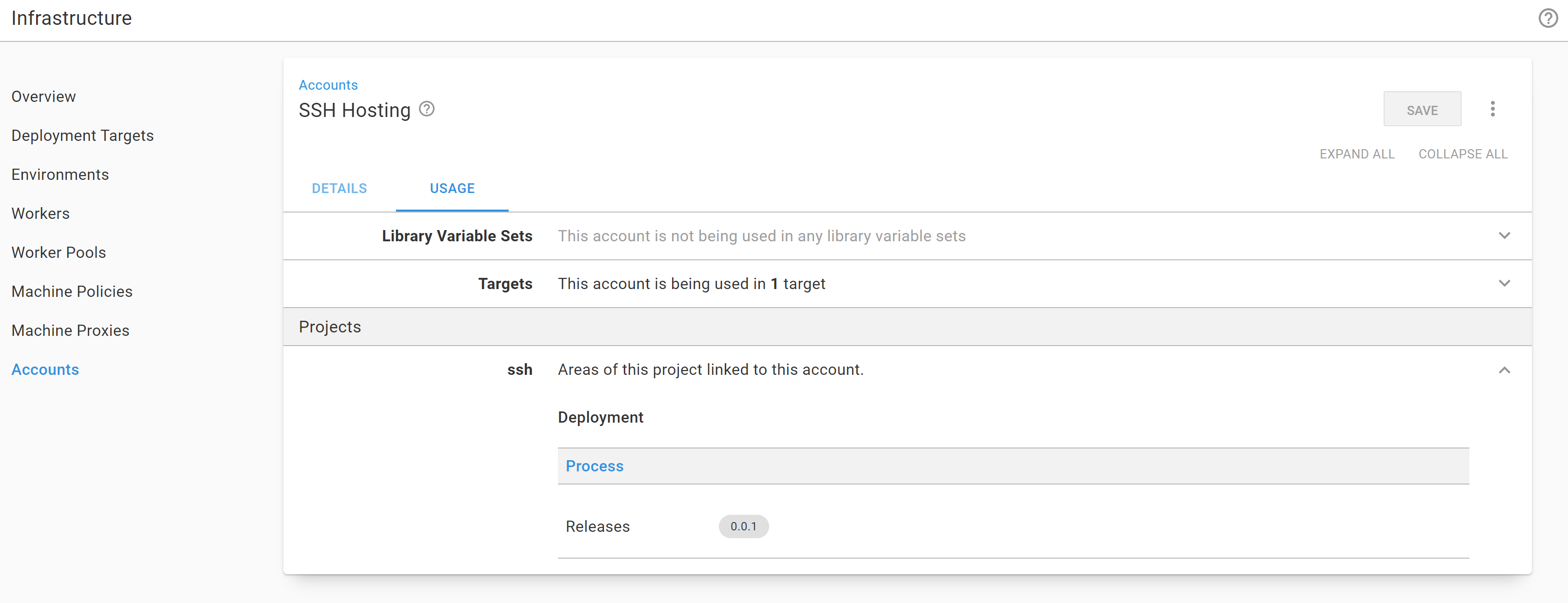Can't delete an account that was attached only to a deleted target