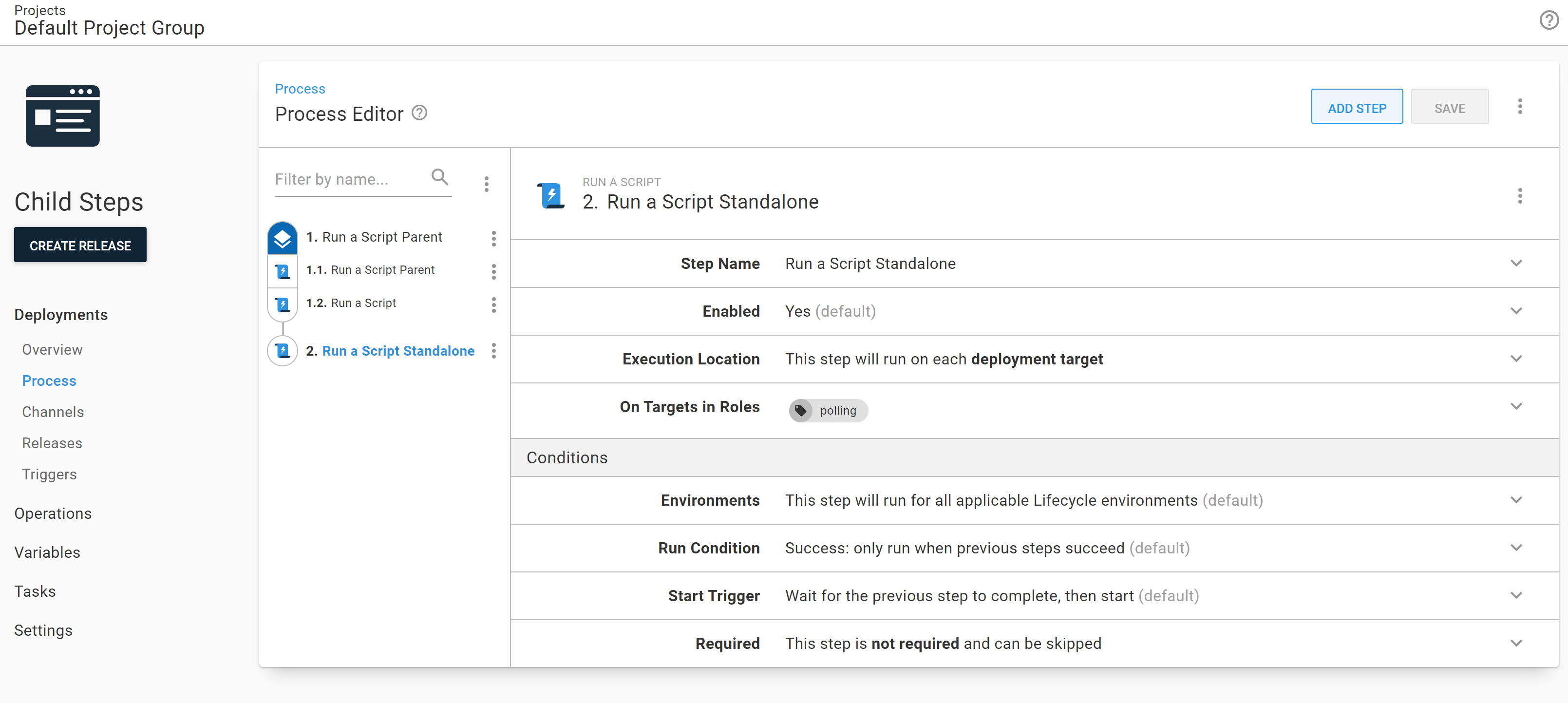 Updating library step template in process requires browser refresh to ...