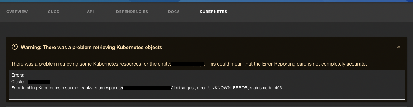 Kubernetes 403 On Fetching limitranges Issue 12842 Backstage fix-spotify-403-forbidden-nginx-what-does-403-forbidden-mean-on