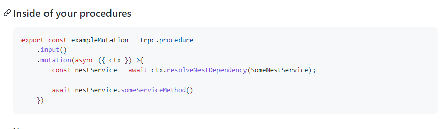 Using with Nest.Js · trpc trpc · Discussion #1504 · GitHub