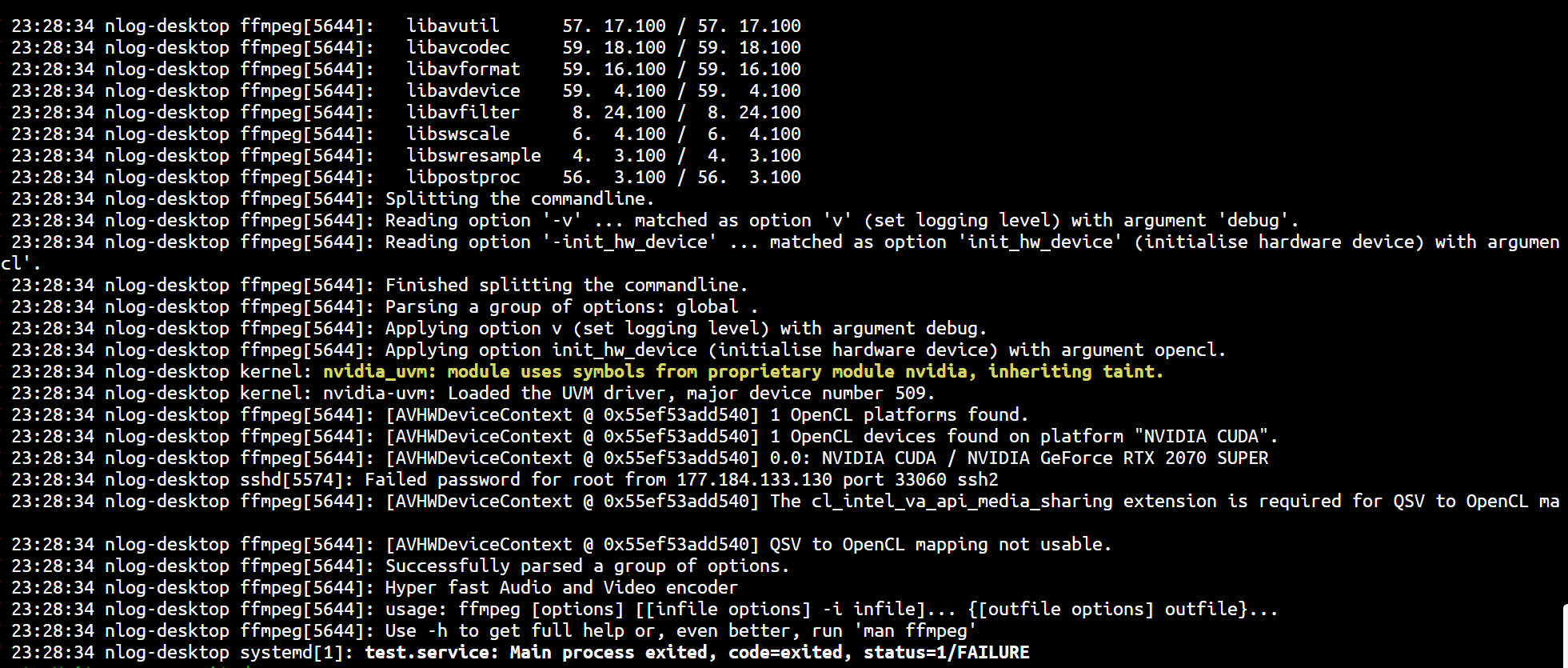 [Issue] Hardware encoding still not available after reboot · Issue