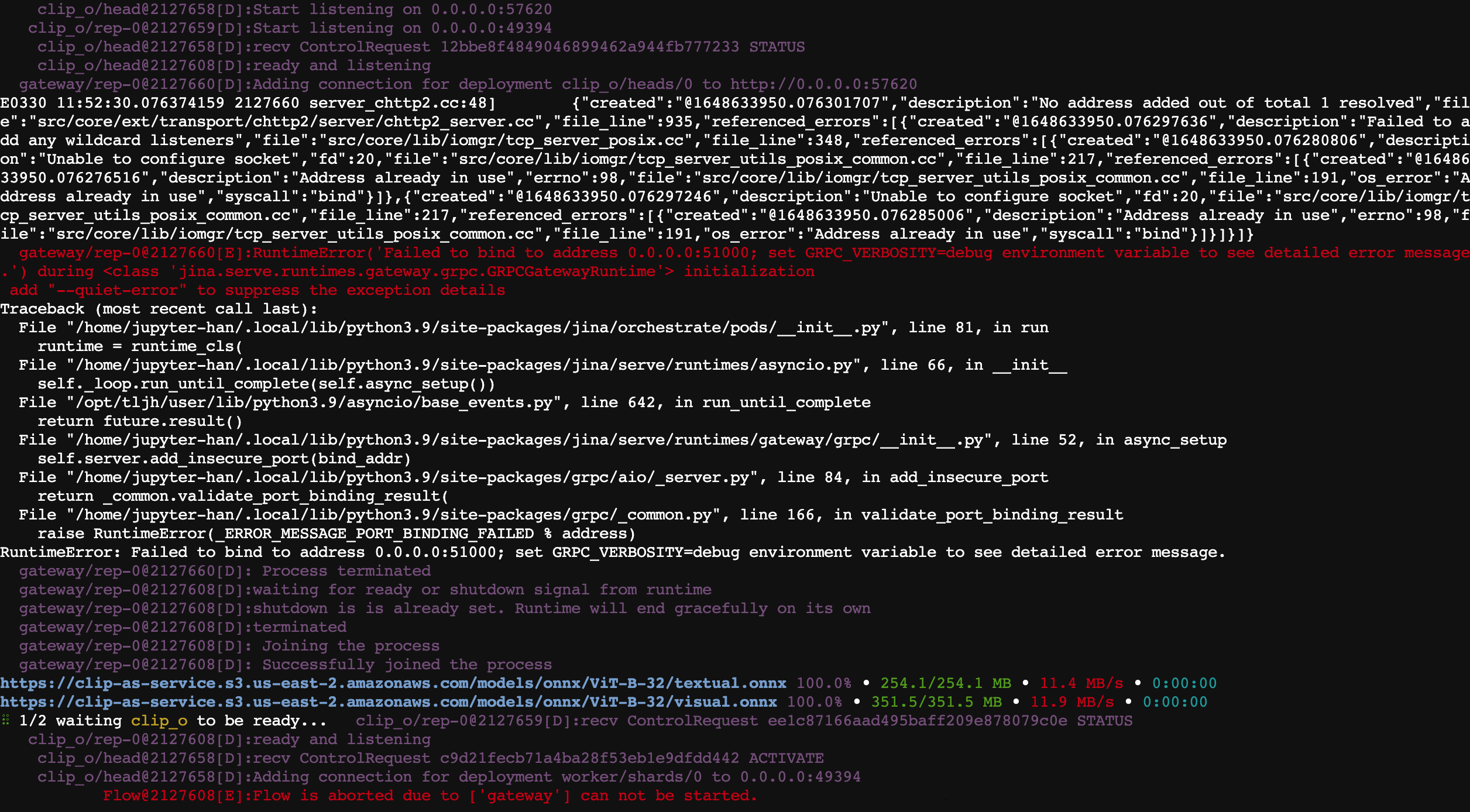 Early fail of a Flow if one of the executor fails · Issue #4563 · jina ...