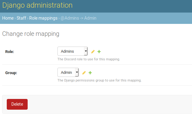 Role mapping
