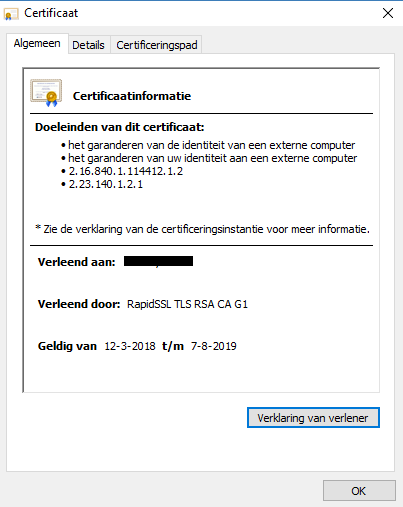 certificaat