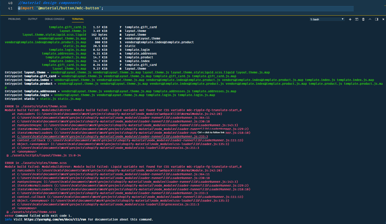 @include material design components · Issue #607 · Shopify/slate · GitHub