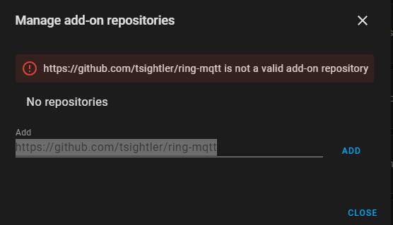 I can't access the repository · tsightler ring-mqtt · Discussion #413 ...