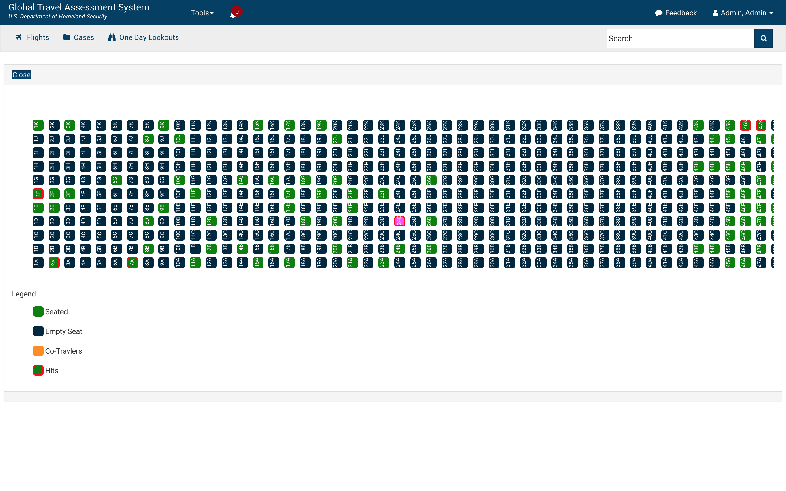 Cbp Seating Chart