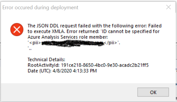 Deployment issue with role member · Issue #457 · TabularEditor ...