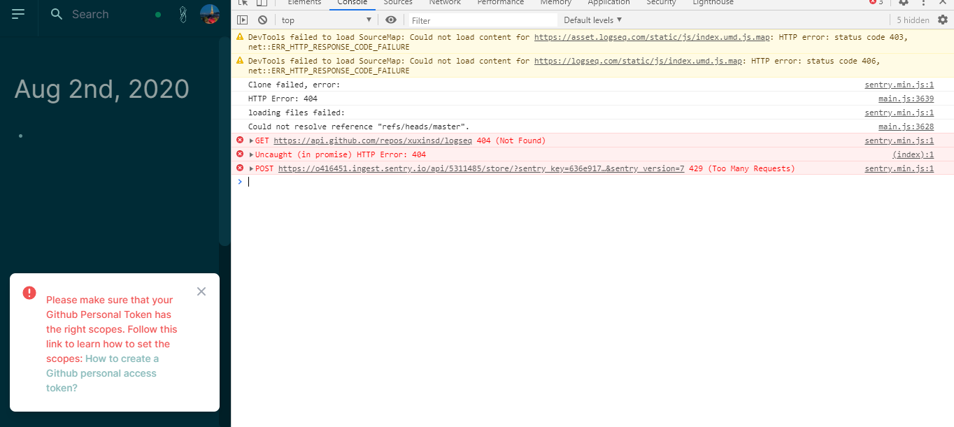 登陆后，没有输入的地方 · Issue #47 · logseq/logseq · GitHub