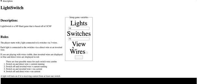 GitHub - SeanCaruthers/LightSwitch: An NP hard game based off of 3CNF ...