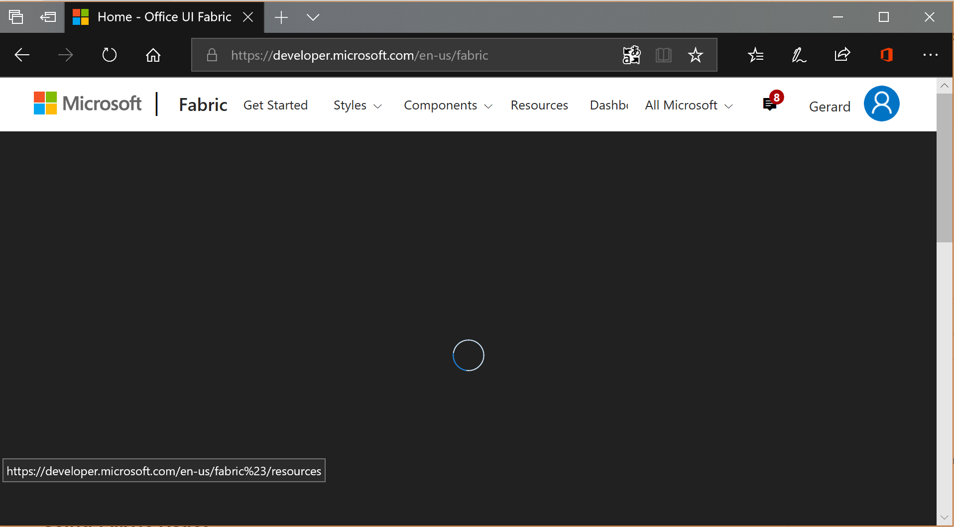 Fabric UI Content no longer rendering · Issue #701 · MicrosoftDocs ...