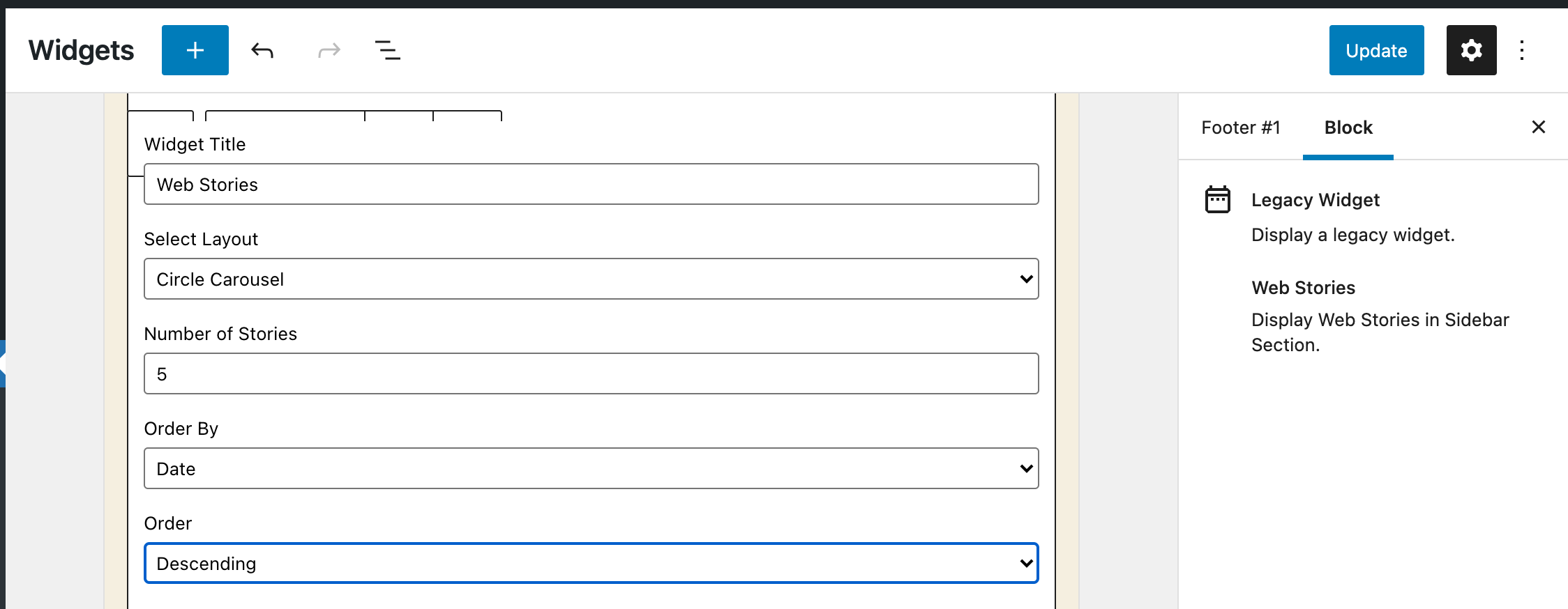 [Widget editor] Block toolbar gets covered by form elements · Issue ...