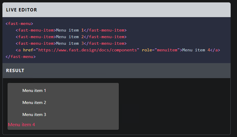 fix: incorrect indention in fast-menu · Issue #5603 · microsoft/fast ...