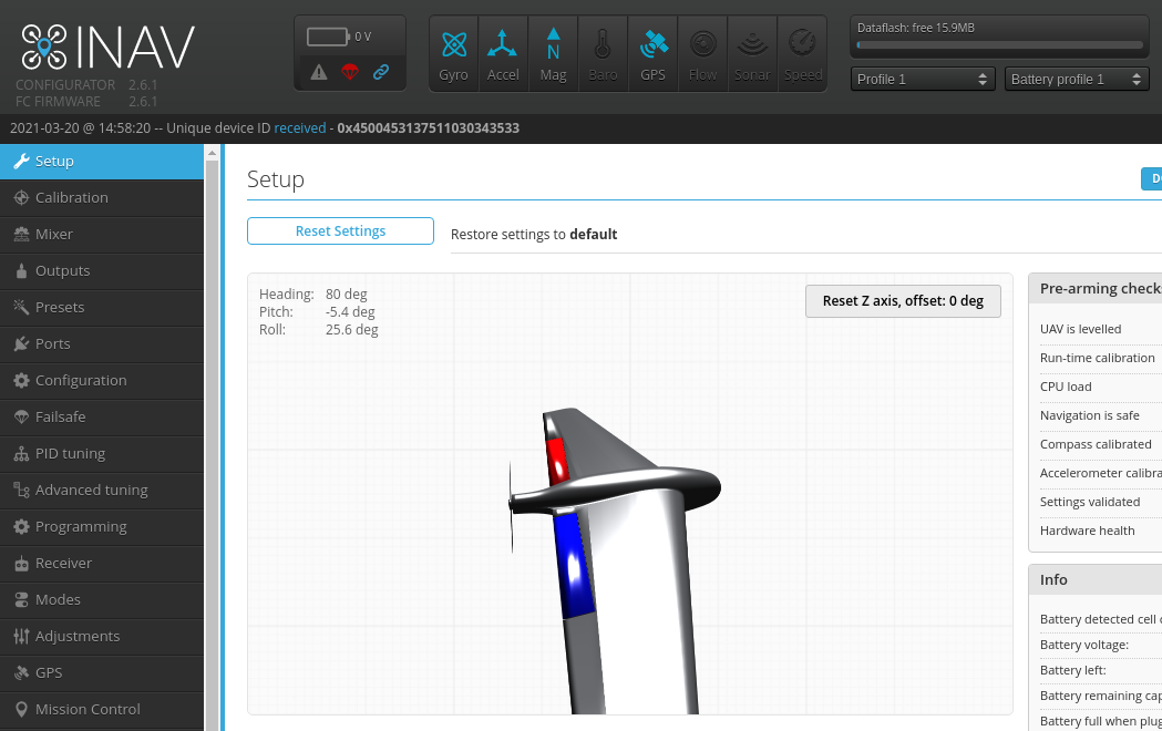 Model Flying Wing · Issue #1198 · iNavFlight/inav-configurator · GitHub