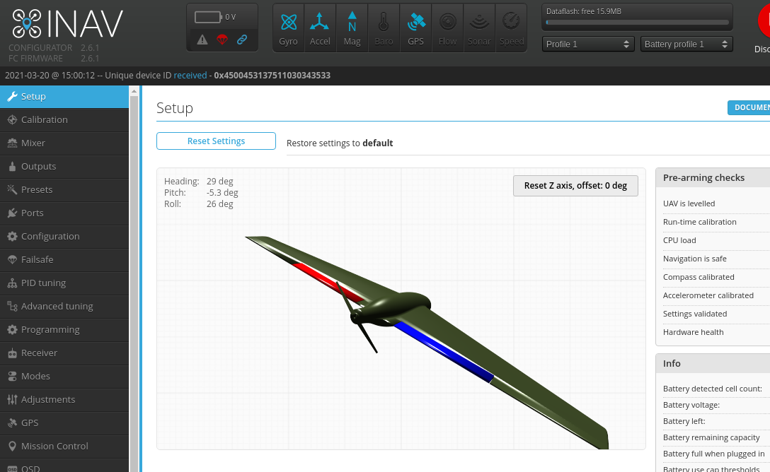 Model Flying Wing · Issue #1198 · iNavFlight/inav-configurator · GitHub