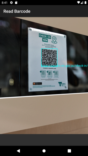 QR Code under GSF