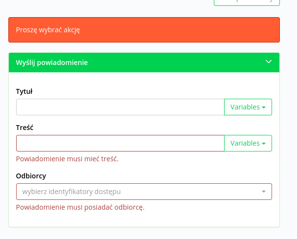 Invalid error message during Notification configuration · Issue #736 ...