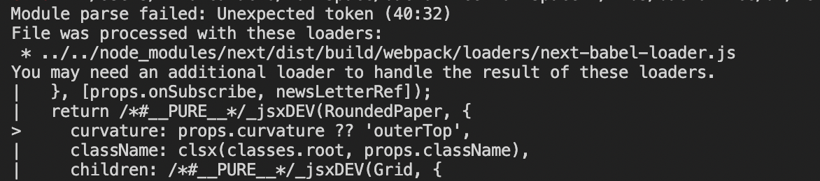 Missing loaders after update to 12.0.0 · Issue #5289 · nrwl/nx · GitHub