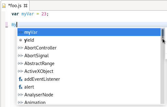 codecompletion