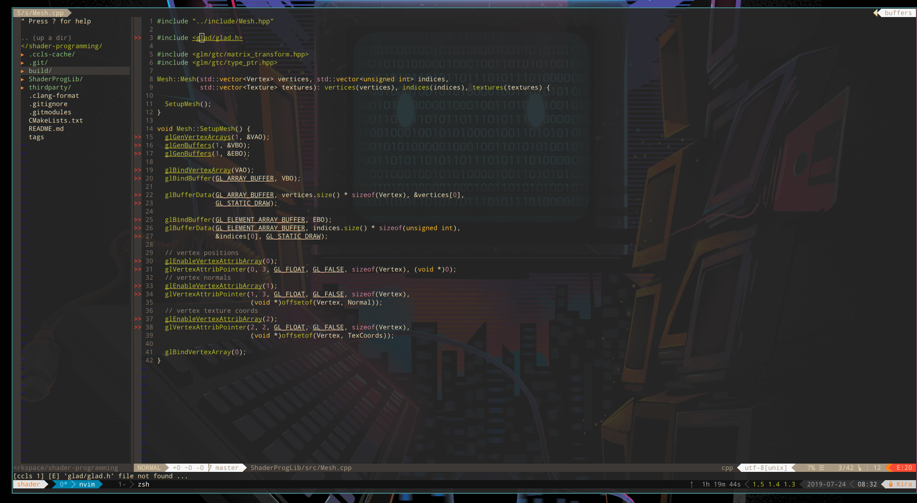 Glad header not found · Issue #449 · MaskRay/ccls · GitHub